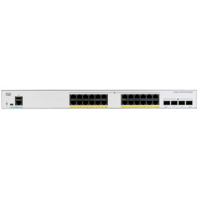 Switch zarządzalny Cisco Catalyst C1000-24P-4G-L - 24x 10|100|1000Mbps, 4x 1000Mbps SFP, POE 195W - zdjęcie 1